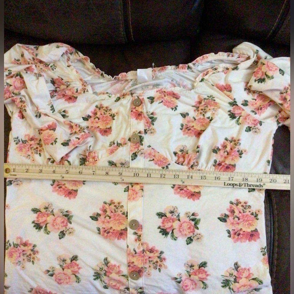 3xl long sleeve round low cut shirt (0058) - Picture 3 of 8